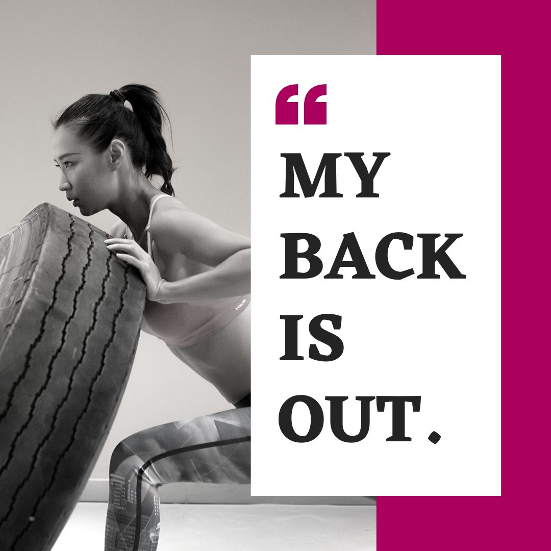 Read more about the article WHAT DOES ‘THROWING YOUR BACK OUT’ REALLY MEAN?